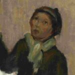 Pierre Paulus (1881 - 1959) "La hiercheuse" Huile sur toile 125 x 100 cm Collection privée